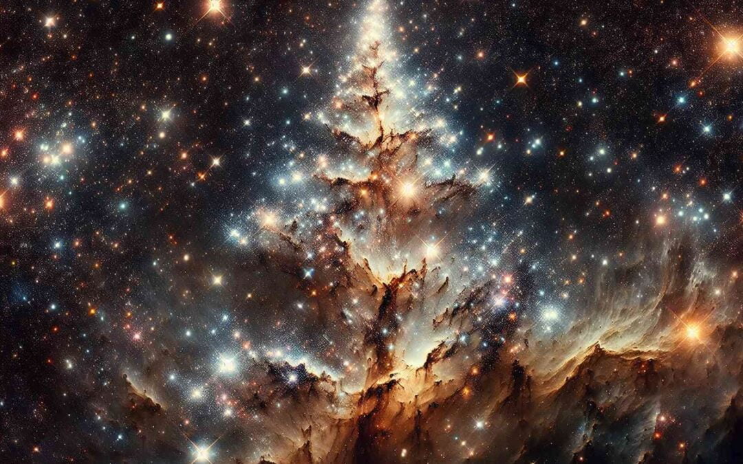 Árvore de Natal cósmica? Nasa envia imagens direto do espaço!