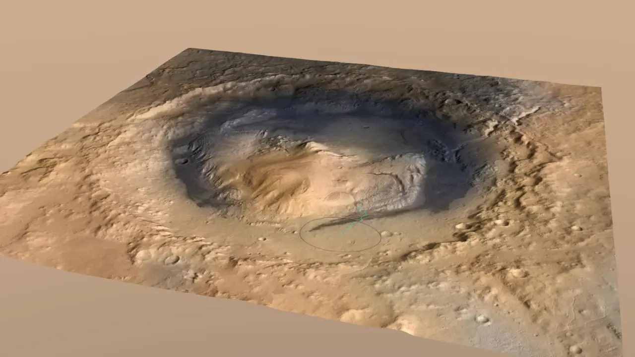 Monte Sharp, em Marte