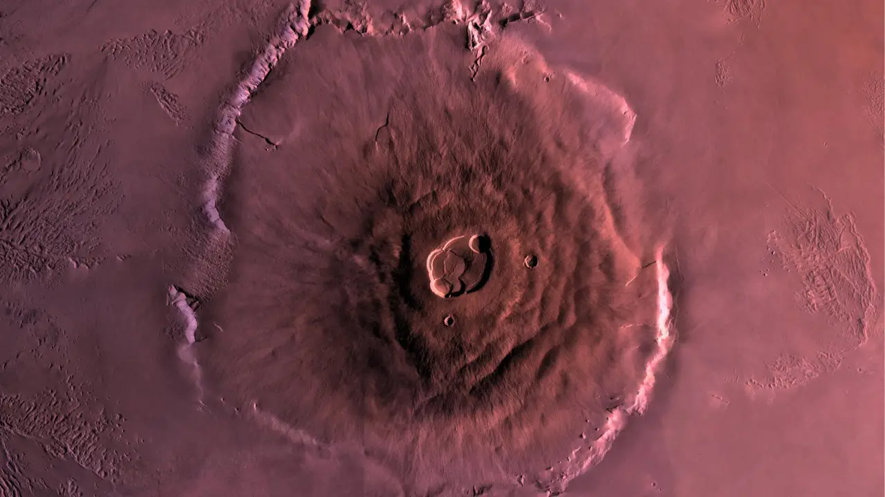 Olympus Mons, em Marte